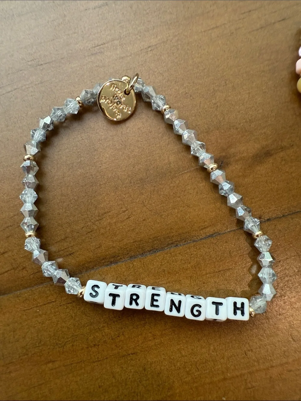 Little Words Project Bracelet Set of 3 ~ Be Happy ~ Keep Going ~ Strength